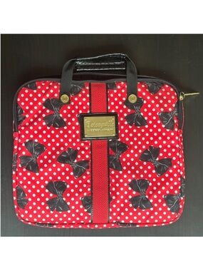 Betseyville by Betsey Johnson Laptop Sleeve Red Polka Dot Bow Print